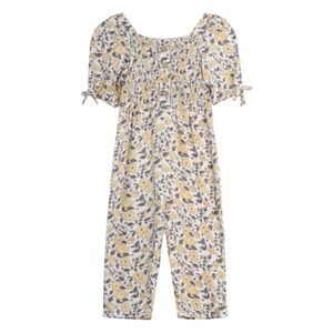 Jessica Simpson Girls Floral Jumpsuit Size 10